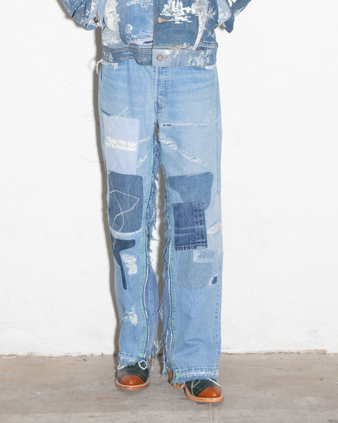 STERLING REPAIR DENIM TROUSER