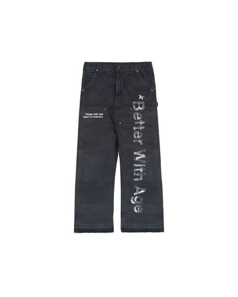 FORGOT HAND-BEADED DOUBLE KNEE TROUSER
