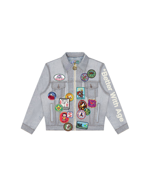 BROGUE RECONSTRUCTED REVERSIBLE TRUCKER JACKET