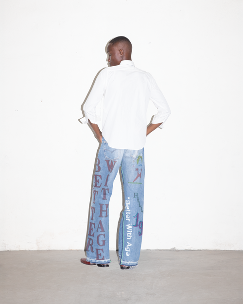 HARRISON DOUBLE-WIDE DENIM