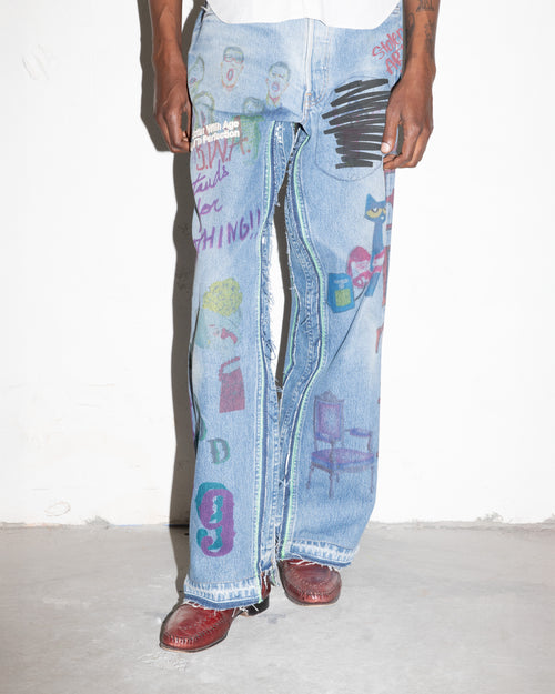 HARRISON DOUBLE-WIDE DENIM