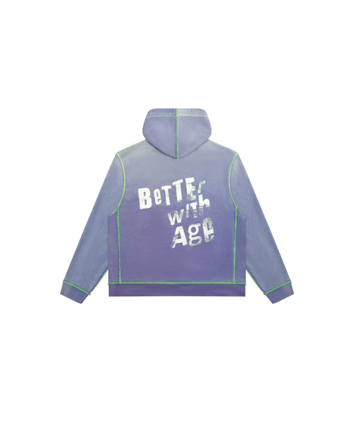 FLAMING PASSION HOODIE - VINTAGE PLUM