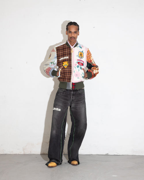 MONROE TRIPLE-WIDE DENIM TROUSER