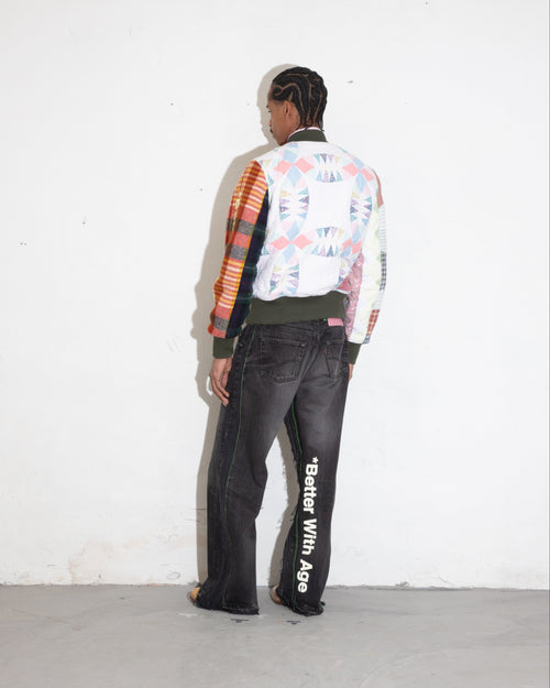 MONROE TRIPLE-WIDE DENIM TROUSER