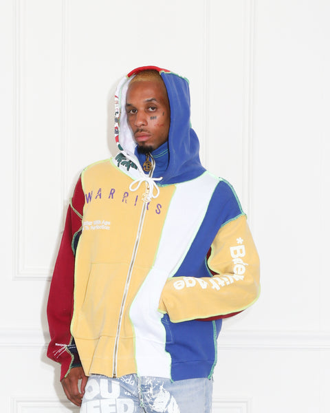 5 PANEL ZIP-UP HOODIE