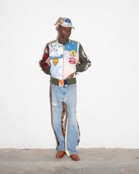 ESTHER MIXED MEDIA TROUSER