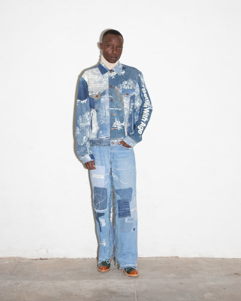 STERLING REPAIR DENIM TROUSER