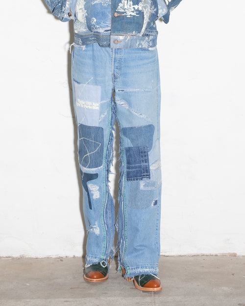 STERLING REPAIR DENIM TROUSER
