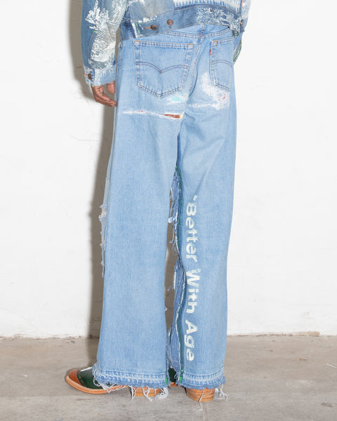 STERLING REPAIR DENIM TROUSER