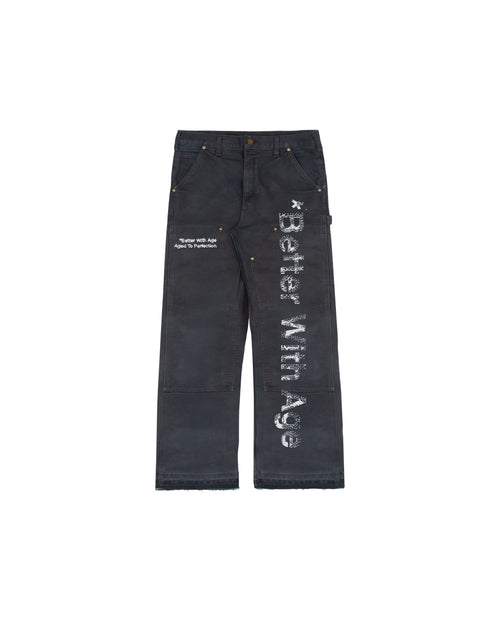 FORGOT HAND-BEADED DOUBLE KNEE TROUSER