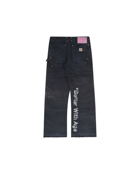 FORGOT HAND-BEADED DOUBLE KNEE TROUSER