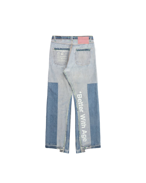 ESCAPADE RECONSTRUCTED DENIM TROUSER