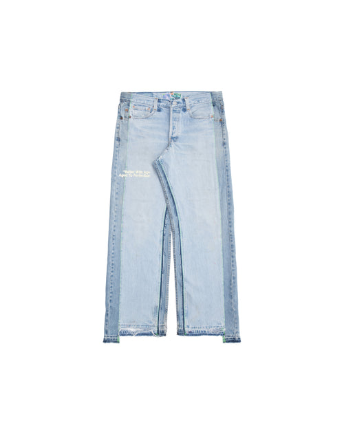 MONROE TRIPLE-WIDE DENIM TROUSER - INDIGO