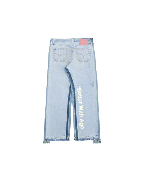 MONROE TRIPLE-WIDE DENIM TROUSER - INDIGO