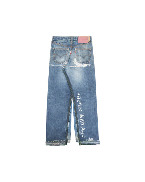 STERLING REPAIR DENIM TROUSER