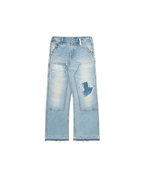 MASON DOUBLE-KNEE SELVAGE DENIM TROUSER