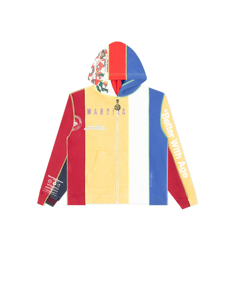 5 PANEL ZIP-UP HOODIE