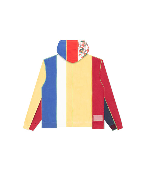 5 PANEL ZIP-UP HOODIE