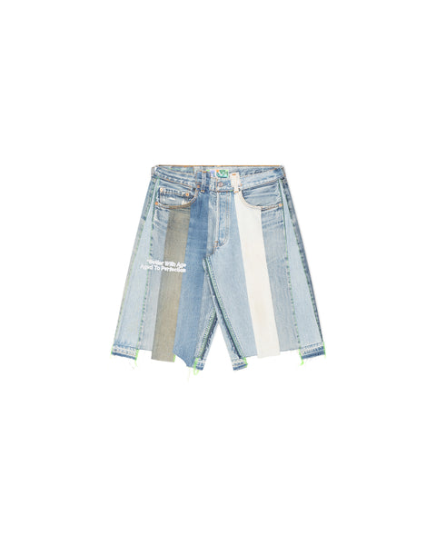 CANCEL DOUBLE-WIDE DENIM SHORT