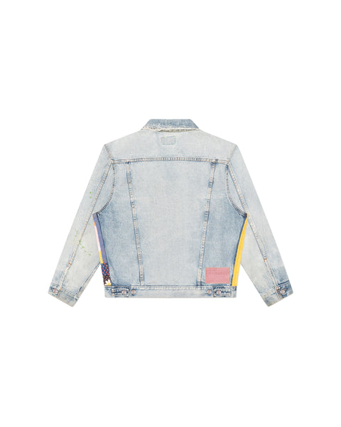 BRENDA BLANKET DENIM TRUCKER JACKET