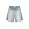 CLEMENTINE DOUBLE-WIDE LONG DENIM SHORT