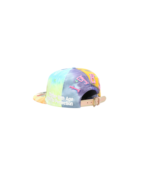 *DEADER WITH AGE RECONSTRUCTED TIE-DYE HAT