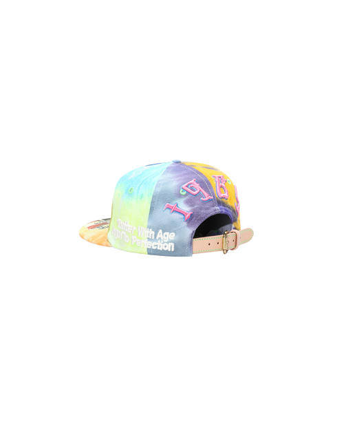 *DEADER WITH AGE RECONSTRUCTED TIE-DYE HAT