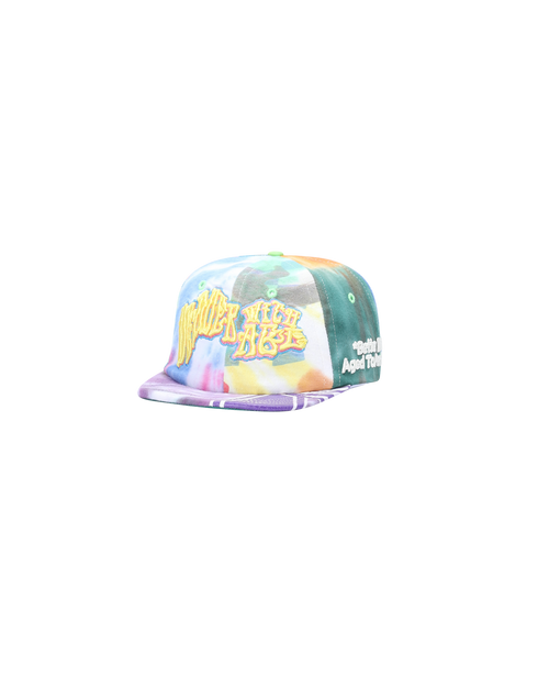 *DEADER WITH AGE RECONSTRUCTED TIE-DYE HAT