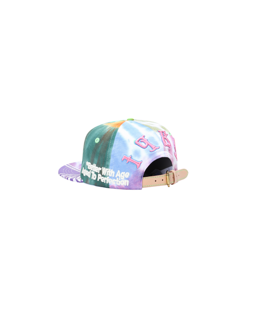 *DEADER WITH AGE RECONSTRUCTED TIE-DYE HAT