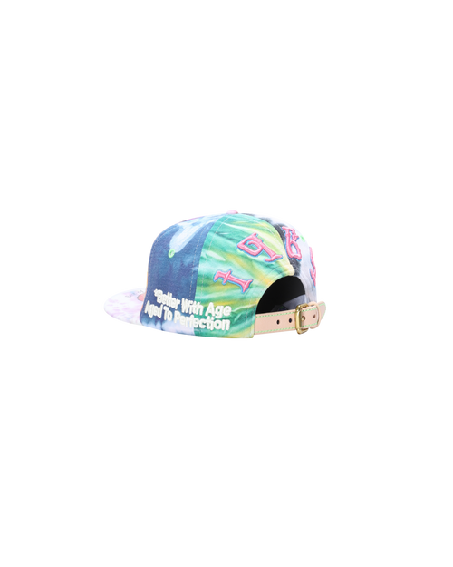*DEADER WITH AGE RECONSTRUCTED TIE-DYE HAT