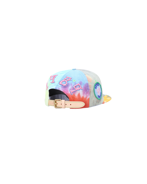 *DEADER WITH AGE RECONSTRUCTED TIE-DYE HAT