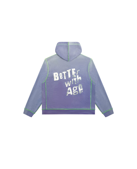 FLAMING PASSION HOODIE - VINTAGE PLUM