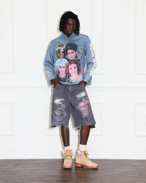 BLANCHE DENIM TRUCKER JACKET