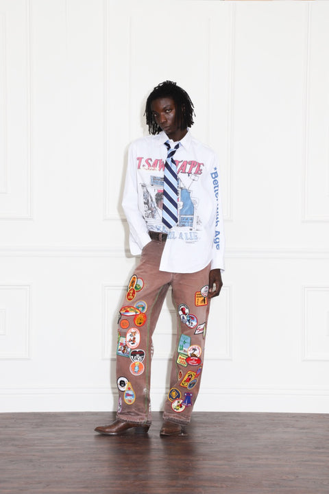 TERRY BUTTON DOWN