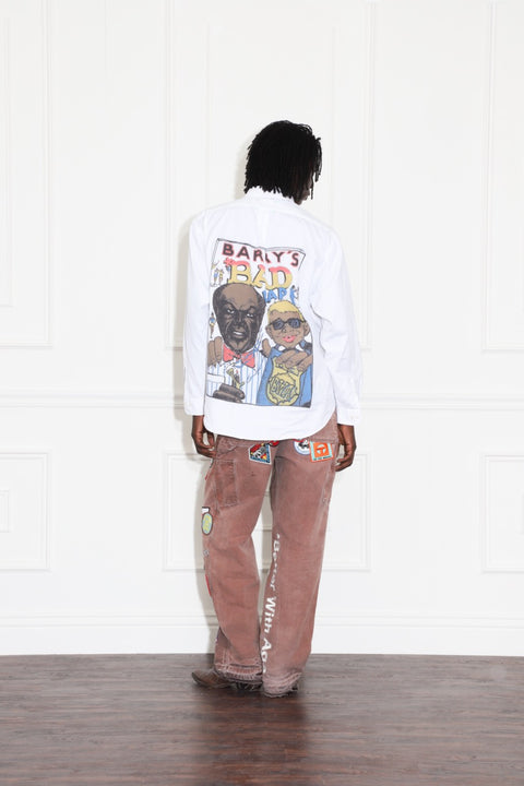 TERRY BUTTON DOWN