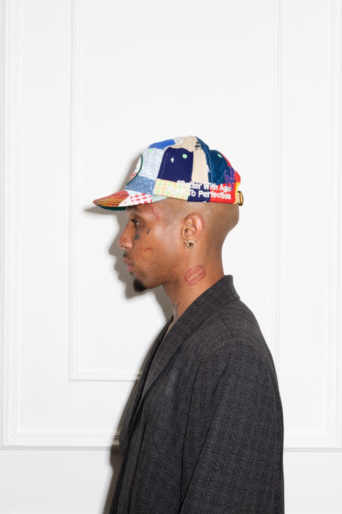 TRIBUTE RECONSTRUCTED QUILT HAT