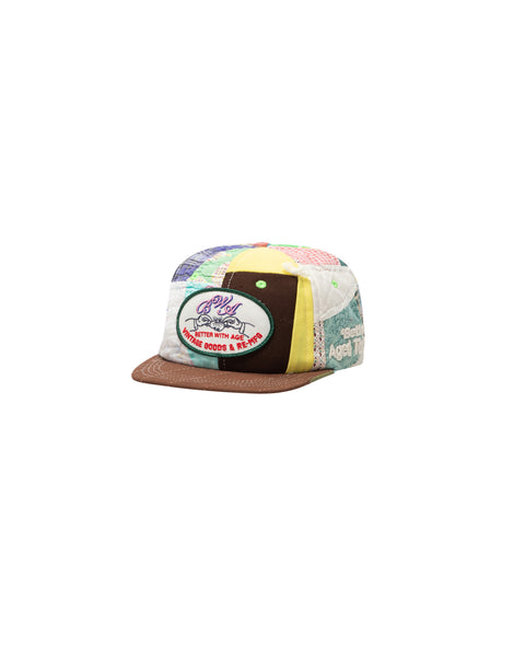 TRIBUTE RECONSTRUCTED QUILT HAT