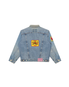 CHARLATAN REVERSIBLE DENIM / BASEBALL JACKET