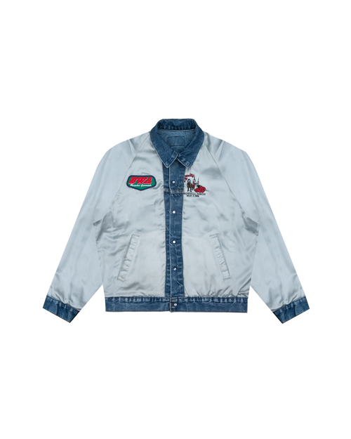 CHARLATAN REVERSIBLE DENIM / BASEBALL JACKET