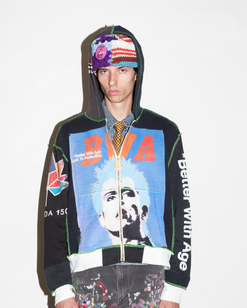 HALIFAX RECONSTRUCTED FULL ZIP HOODIE