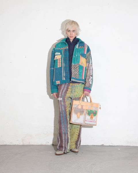 ISAAC HAND-QUILTED TROUSER