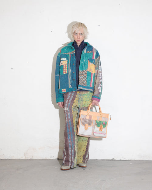 ISAAC HAND-QUILTED TROUSER