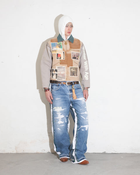 SCANDAL RECONSTRUCTED WORKWEAR JACKET