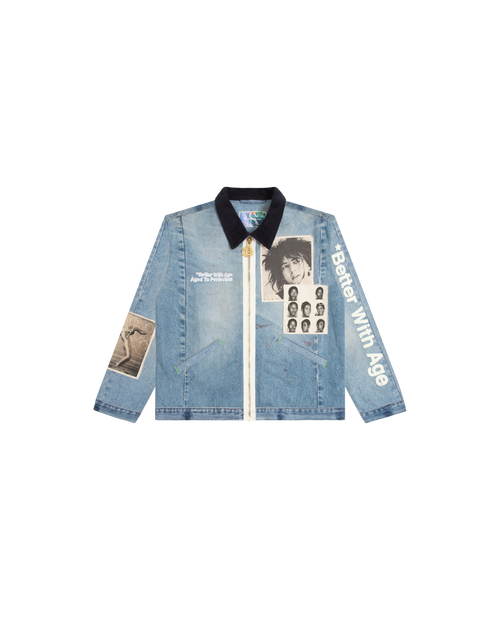 ROCK CITY RECONSTRUCTED DENIM JACKET