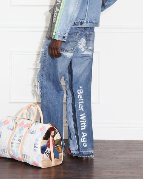 IN CASE YOU FORGOT TRIPLE-WIDE DENIM