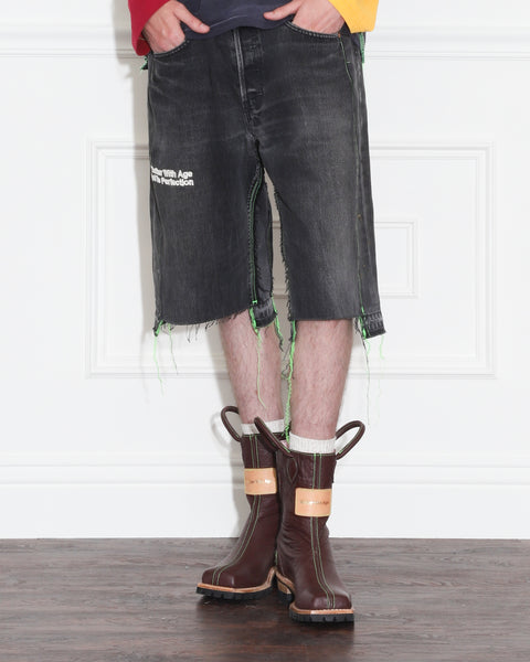 MONROE TRIPLE-WIDE DENIM SHORT