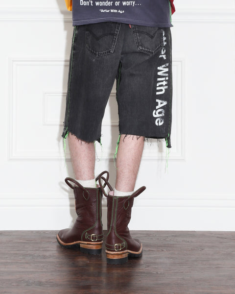 MONROE TRIPLE-WIDE DENIM SHORT