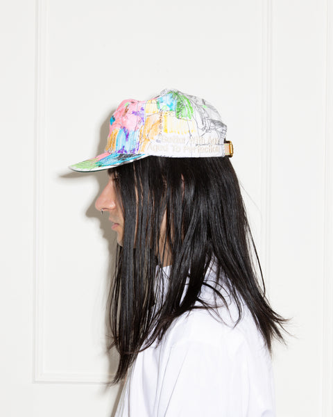 DOODLE RECONSTRUCTED BUTTON DOWN HAT