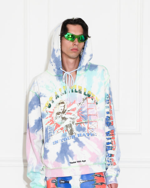 INSERT TIE DYE HOODIE