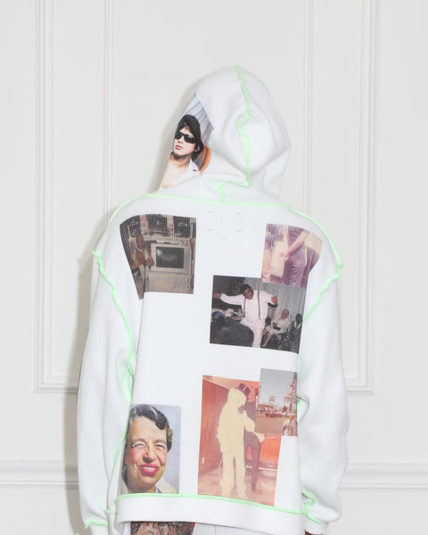 RICKY WAFFLE ZIP-UP HOODIE